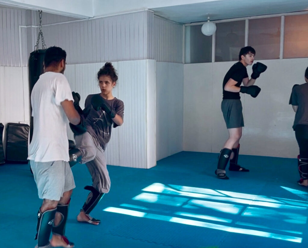 Kickboxing Class, Himalayan Academy of Martial Arts, Dharamshala, Himachal Pradesh, India